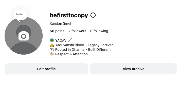 🕉️ Devotional & Cultural instagram bio for ahir yadav
