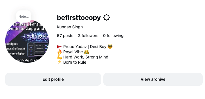 Instagram Bio for Yadav Desi Boy