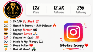 ꧁अहिरान꧂ Instagram Bio for Yadav – Stylish VIP Ahiran