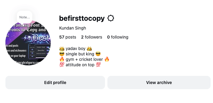 Attitude & Swag Instagram Bio for yadav