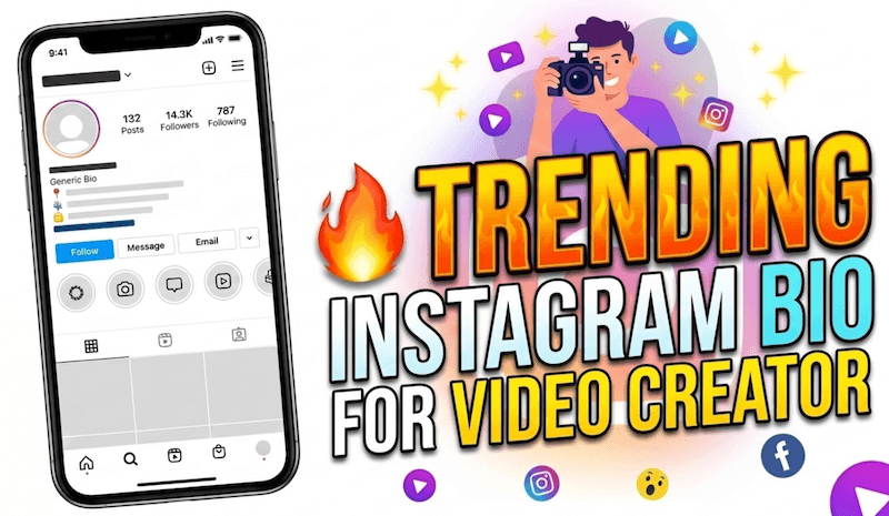 trending instagram bio for youtube creator